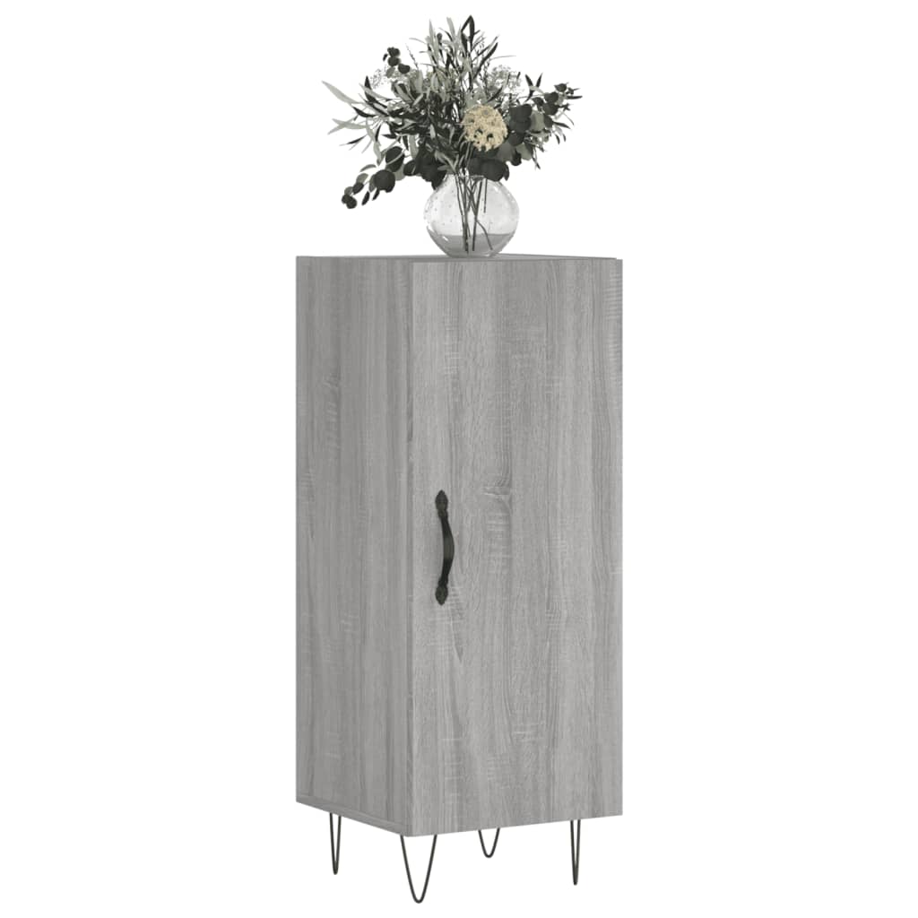 Ντουλάπι Γκρι Sonoma 34,5x34x90 εκ. από Επεξεργασμένο Ξύλο