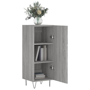 Ντουλάπι Γκρι Sonoma 34,5x34x90 εκ. από Επεξεργασμένο Ξύλο