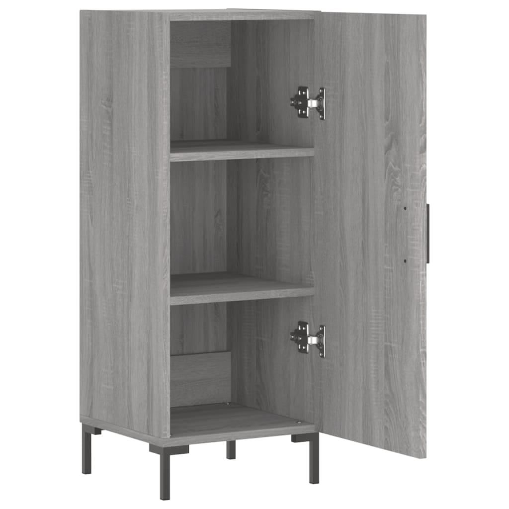 Ντουλάπι Γκρι Sonoma 34,5x34x90 εκ. από Επεξεργασμένο Ξύλο