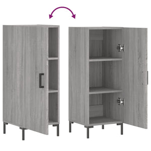 Ντουλάπι Γκρι Sonoma 34,5x34x90 εκ. από Επεξεργασμένο Ξύλο