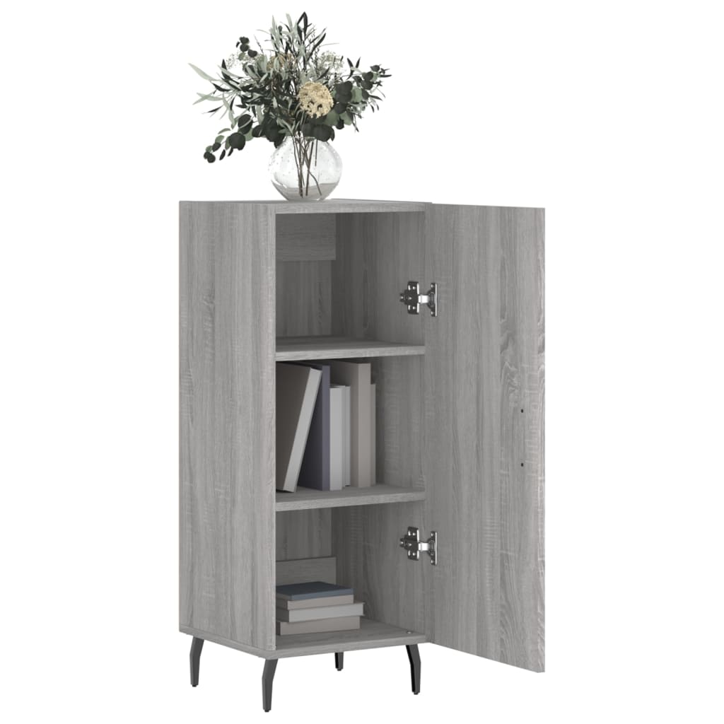 Ντουλάπι Γκρι Sonoma 34,5x34x90 εκ. από Επεξεργασμένο Ξύλο