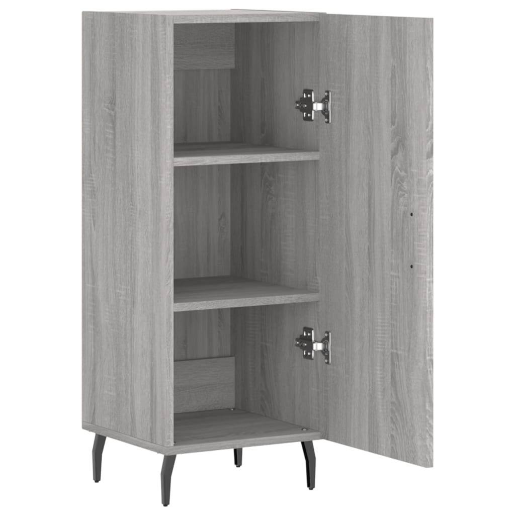 Ντουλάπι Γκρι Sonoma 34,5x34x90 εκ. από Επεξεργασμένο Ξύλο