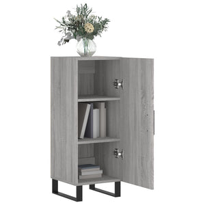 Ντουλάπι Γκρι Sonoma 34,5x34x90 εκ. από Επεξεργασμένο Ξύλο - Pakobazaar