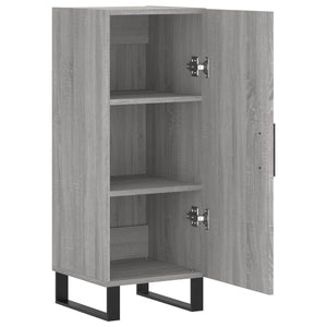 Ντουλάπι Γκρι Sonoma 34,5x34x90 εκ. από Επεξεργασμένο Ξύλο - Pakobazaar