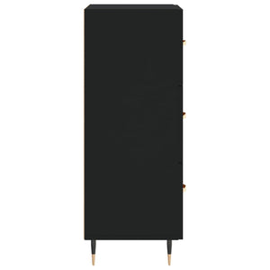 Ντουλάπι Μαύρο 34,5 x 34 x 90 εκ. από Επεξεργασμένο Ξύλο