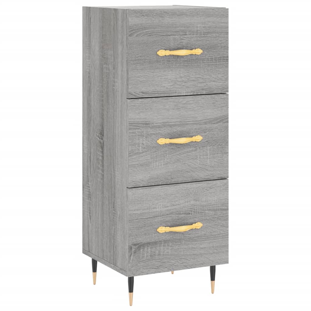 Ντουλάπι Γκρι Sonoma 34,5x34x90 εκ. από Επεξεργασμένο Ξύλο