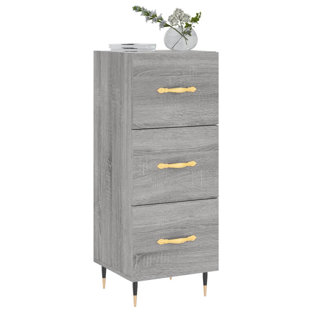 Ντουλάπι Γκρι Sonoma 34,5x34x90 εκ. από Επεξεργασμένο Ξύλο