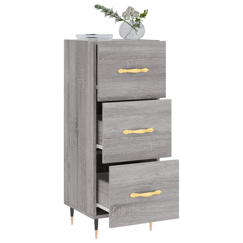 Ντουλάπι Γκρι Sonoma 34,5x34x90 εκ. από Επεξεργασμένο Ξύλο