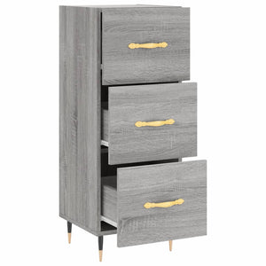 Ντουλάπι Γκρι Sonoma 34,5x34x90 εκ. από Επεξεργασμένο Ξύλο