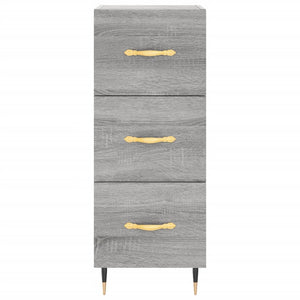 Ντουλάπι Γκρι Sonoma 34,5x34x90 εκ. από Επεξεργασμένο Ξύλο