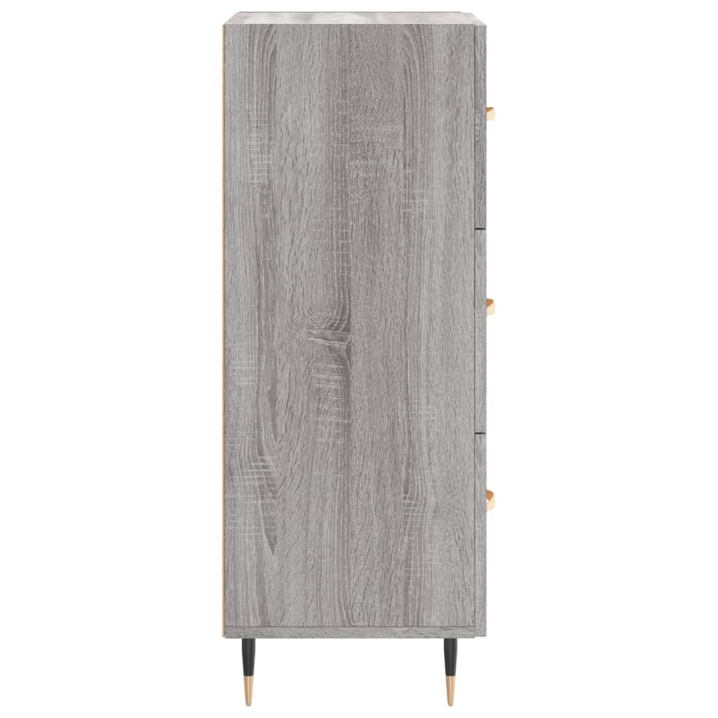 Ντουλάπι Γκρι Sonoma 34,5x34x90 εκ. από Επεξεργασμένο Ξύλο
