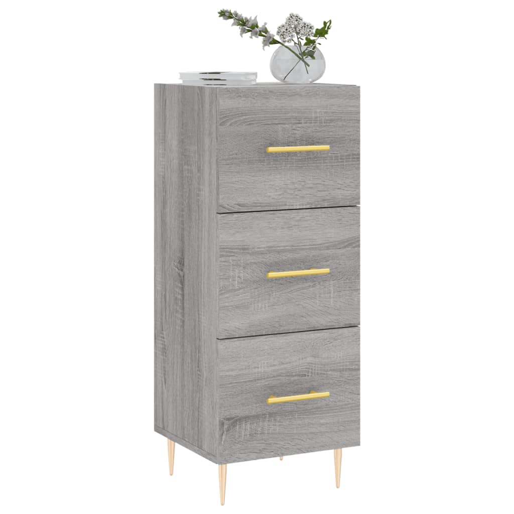 Ντουλάπι Γκρι Sonoma 34,5x34x90 εκ. από Επεξεργασμένο Ξύλο