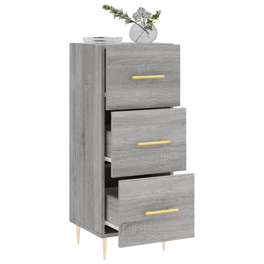 Ντουλάπι Γκρι Sonoma 34,5x34x90 εκ. από Επεξεργασμένο Ξύλο