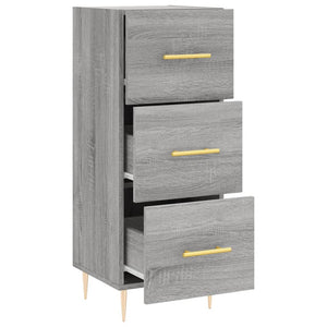 Ντουλάπι Γκρι Sonoma 34,5x34x90 εκ. από Επεξεργασμένο Ξύλο