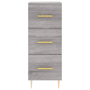 Ντουλάπι Γκρι Sonoma 34,5x34x90 εκ. από Επεξεργασμένο Ξύλο