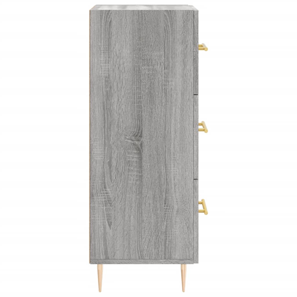 Ντουλάπι Γκρι Sonoma 34,5x34x90 εκ. από Επεξεργασμένο Ξύλο
