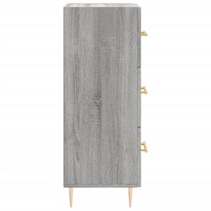 Ντουλάπι Γκρι Sonoma 34,5x34x90 εκ. από Επεξεργασμένο Ξύλο