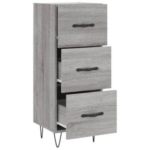 Ντουλάπι Γκρι Sonoma 34,5x34x90 εκ. από Επεξεργασμένο Ξύλο