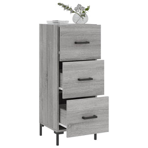 Ντουλάπι Γκρι Sonoma 34,5x34x90 εκ. από Επεξεργασμένο Ξύλο - Pakobazaar