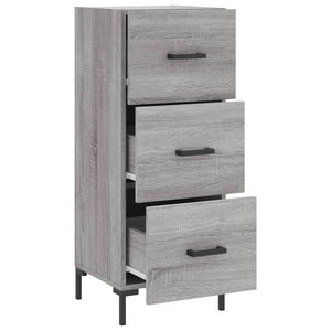 Ντουλάπι Γκρι Sonoma 34,5x34x90 εκ. από Επεξεργασμένο Ξύλο - Pakobazaar