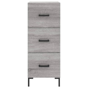 Ντουλάπι Γκρι Sonoma 34,5x34x90 εκ. από Επεξεργασμένο Ξύλο - Pakobazaar