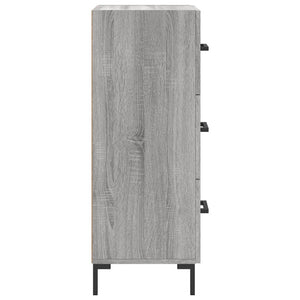 Ντουλάπι Γκρι Sonoma 34,5x34x90 εκ. από Επεξεργασμένο Ξύλο - Pakobazaar