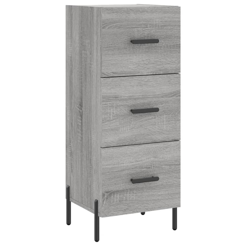 Ντουλάπι Γκρι Sonoma 34,5x34x90 εκ. από Επεξεργασμένο Ξύλο