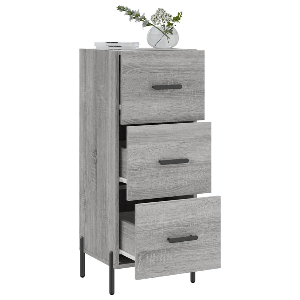 Ντουλάπι Γκρι Sonoma 34,5x34x90 εκ. από Επεξεργασμένο Ξύλο