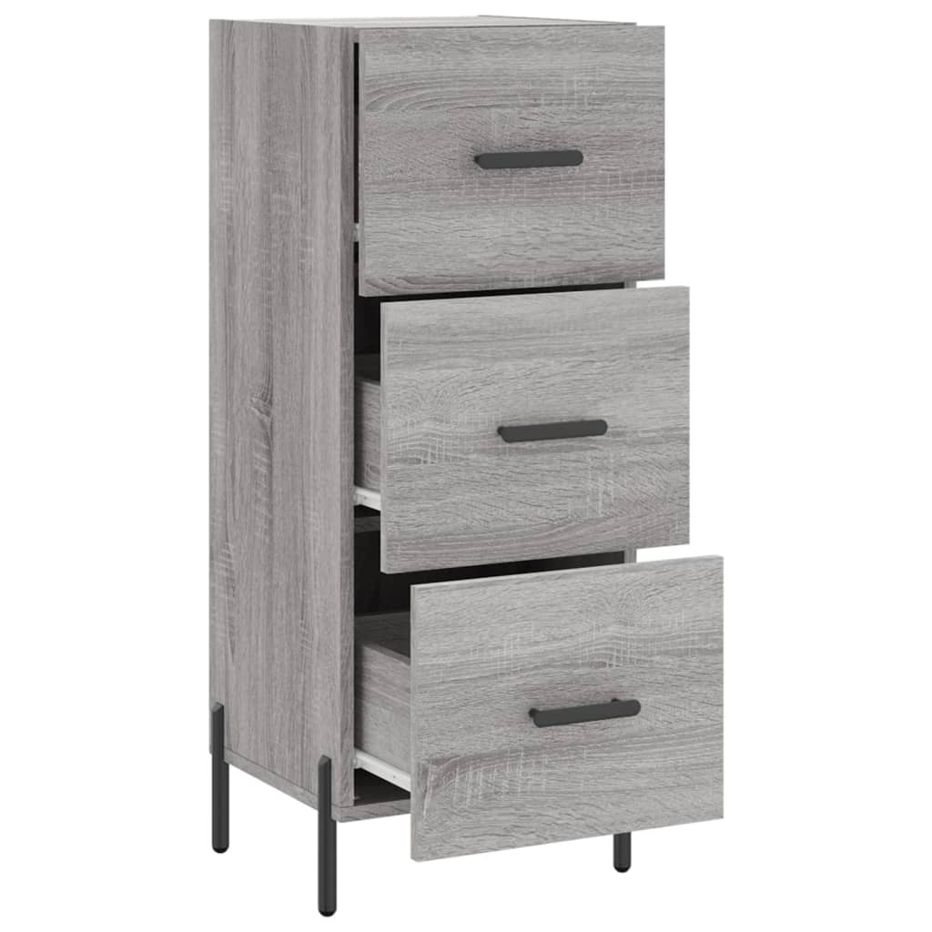 Ντουλάπι Γκρι Sonoma 34,5x34x90 εκ. από Επεξεργασμένο Ξύλο