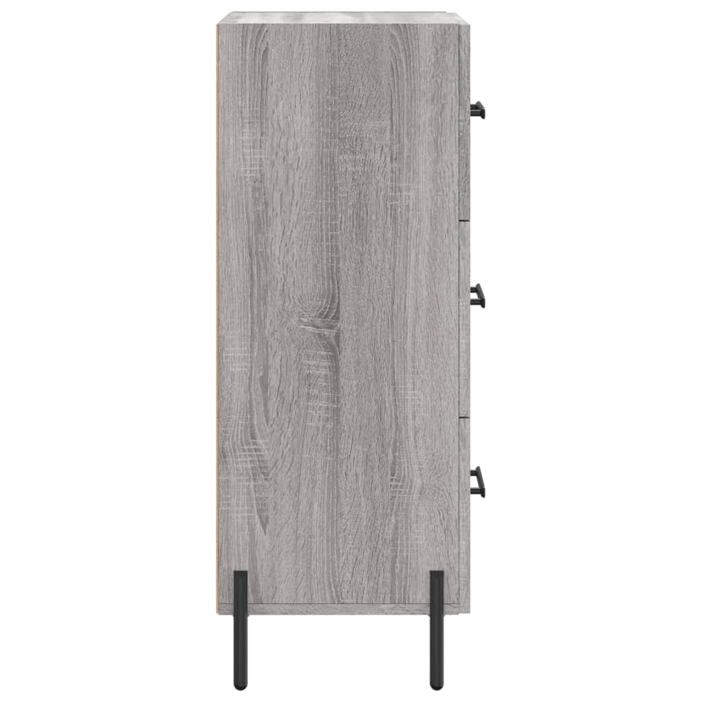 Ντουλάπι Γκρι Sonoma 34,5x34x90 εκ. από Επεξεργασμένο Ξύλο
