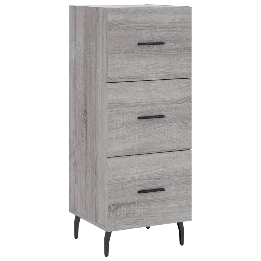 Ντουλάπι Γκρι Sonoma 34,5x34x90 εκ. από Επεξεργασμένο Ξύλο