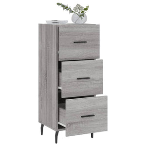 Ντουλάπι Γκρι Sonoma 34,5x34x90 εκ. από Επεξεργασμένο Ξύλο