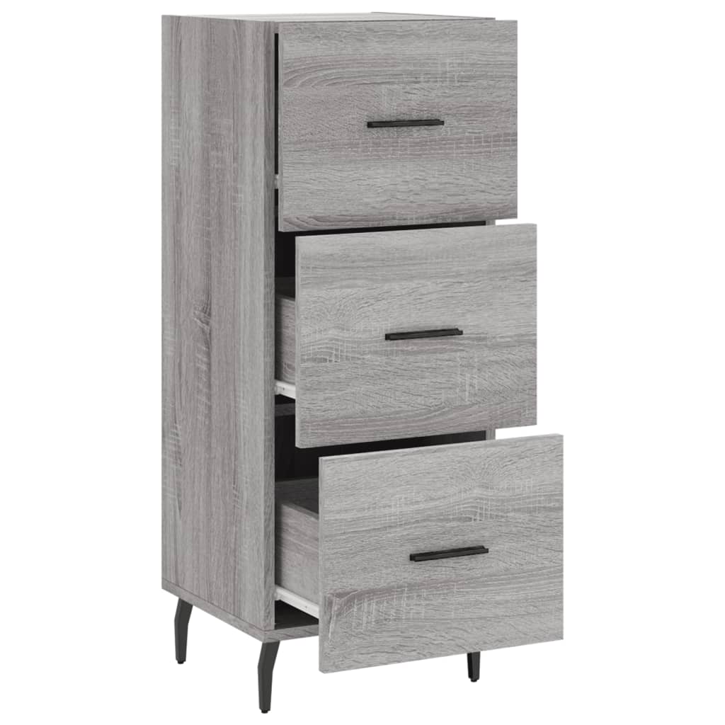 Ντουλάπι Γκρι Sonoma 34,5x34x90 εκ. από Επεξεργασμένο Ξύλο