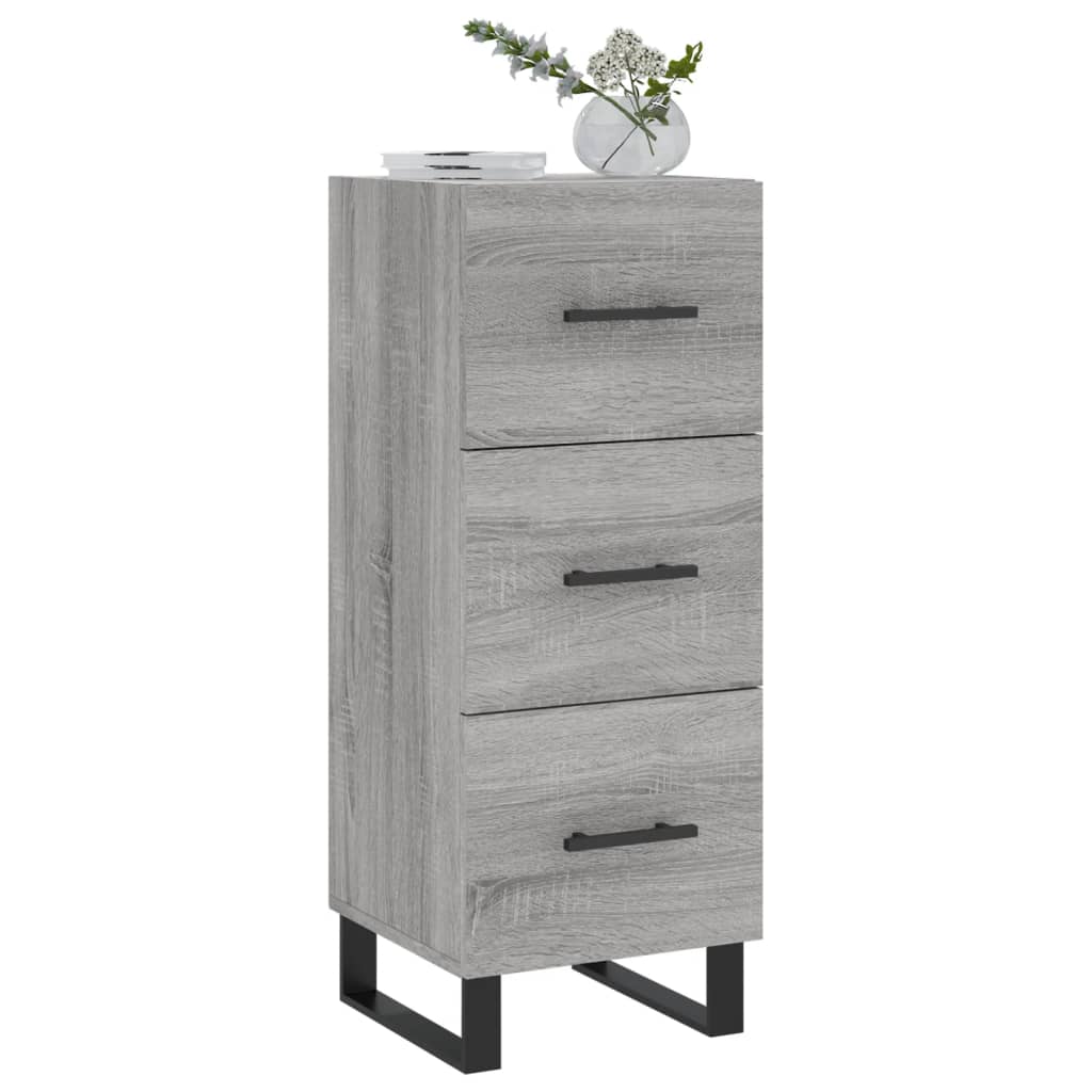 Ντουλάπι Γκρι Sonoma 34,5x34x90 εκ. από Επεξεργασμένο Ξύλο