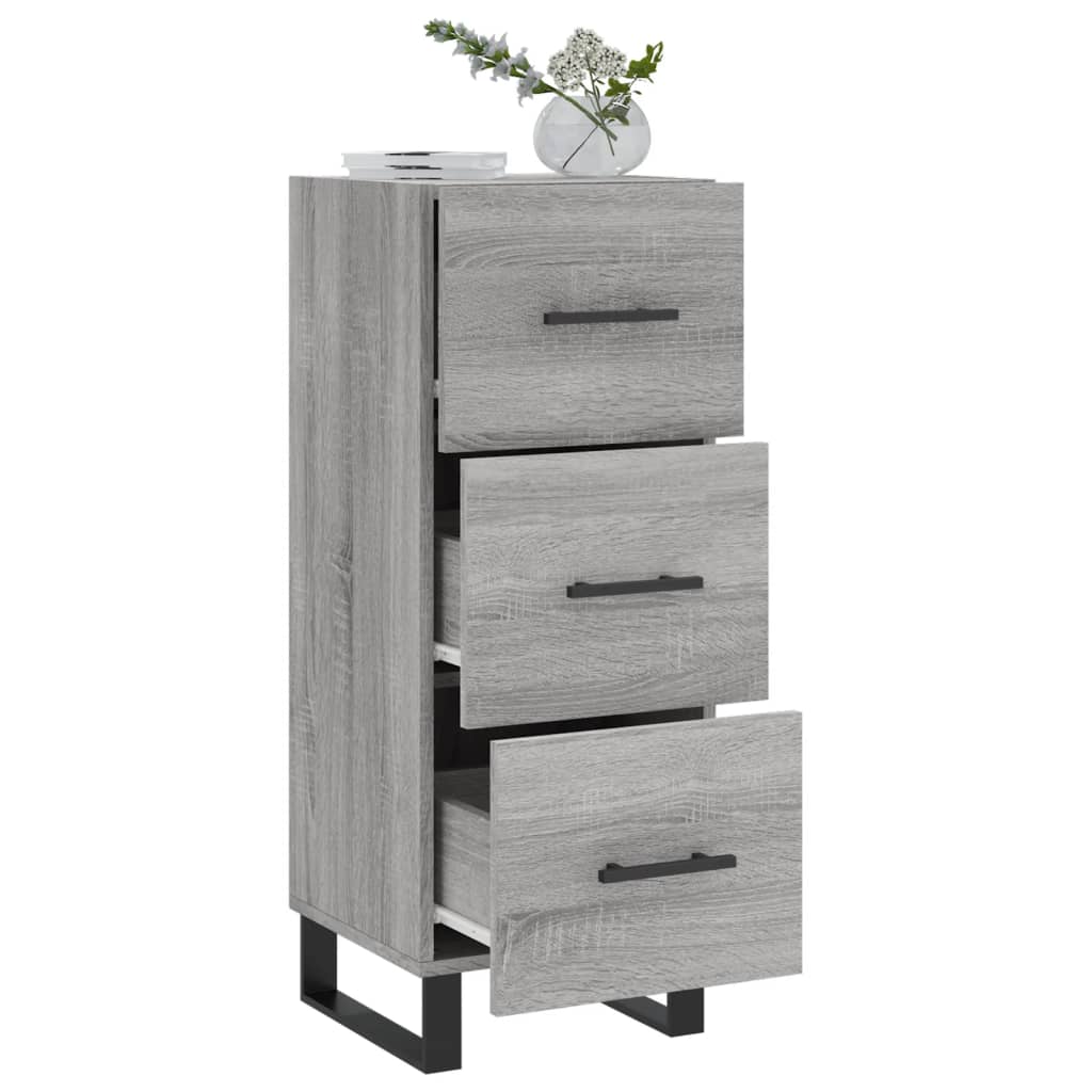 Ντουλάπι Γκρι Sonoma 34,5x34x90 εκ. από Επεξεργασμένο Ξύλο