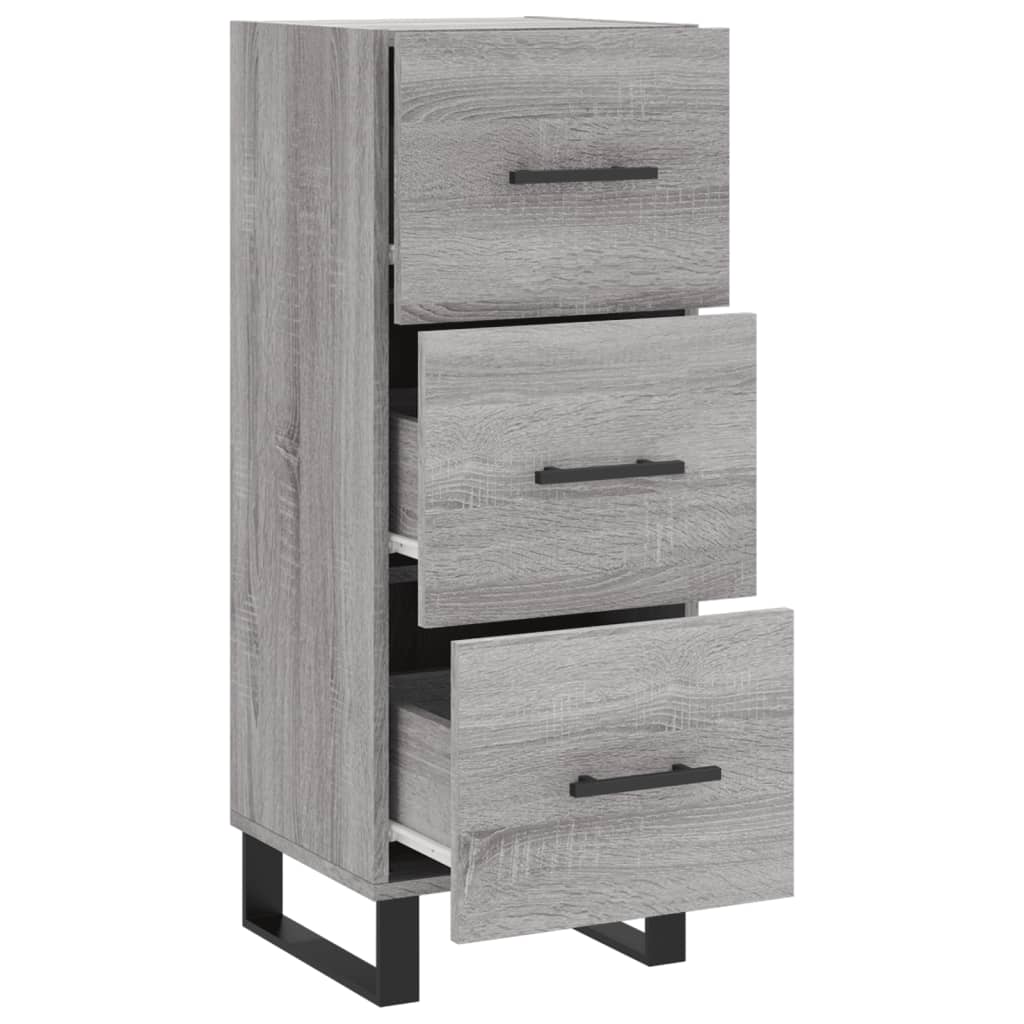Ντουλάπι Γκρι Sonoma 34,5x34x90 εκ. από Επεξεργασμένο Ξύλο