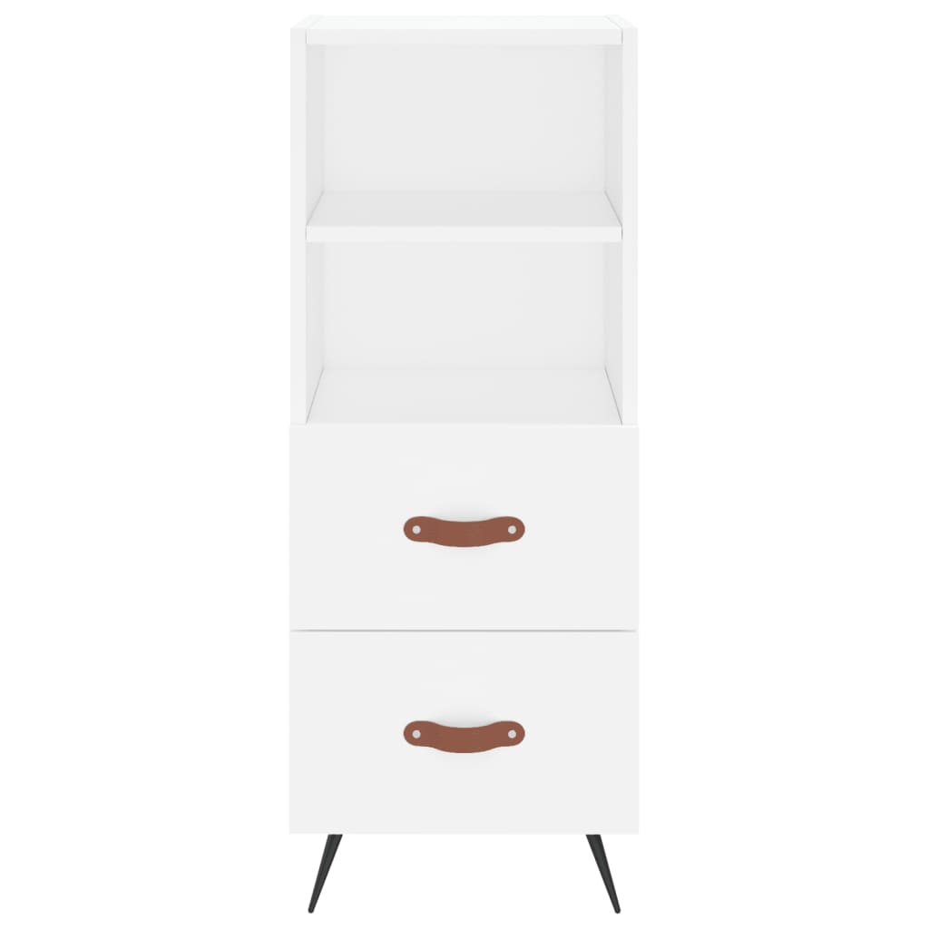 Ντουλάπι Λευκό 34,5 x 34 x 90 εκ. από Επεξεργασμένο Ξύλο - Pakobazaar