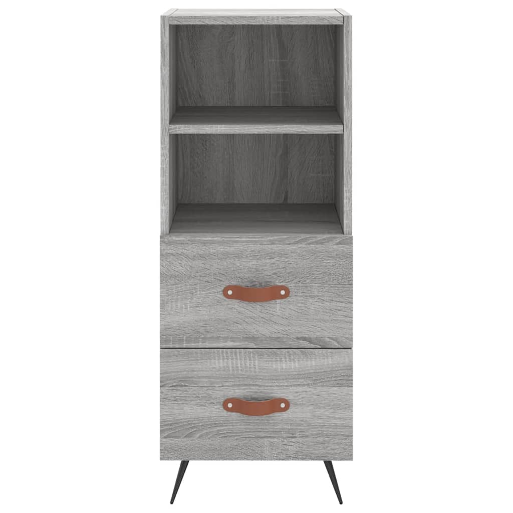 Ντουλάπι Γκρι Sonoma 34,5x34x90 εκ. από Επεξεργασμένο Ξύλο