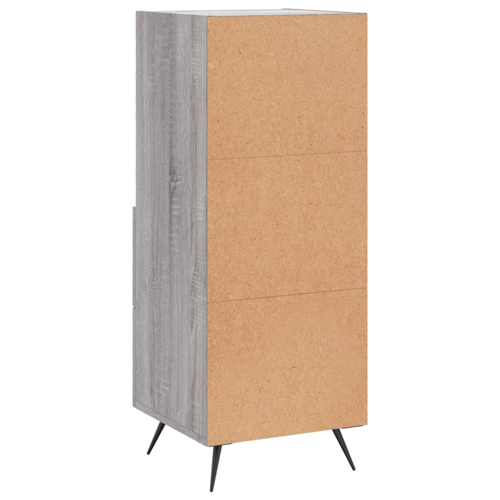 Ντουλάπι Γκρι Sonoma 34,5x34x90 εκ. από Επεξεργασμένο Ξύλο