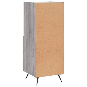 Ντουλάπι Γκρι Sonoma 34,5x34x90 εκ. από Επεξεργασμένο Ξύλο