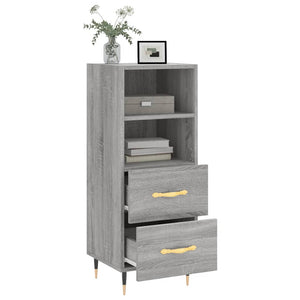 Ντουλάπι Γκρι Sonoma 34,5x34x90 εκ. από Επεξεργασμένο Ξύλο