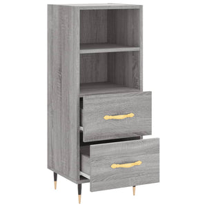 Ντουλάπι Γκρι Sonoma 34,5x34x90 εκ. από Επεξεργασμένο Ξύλο