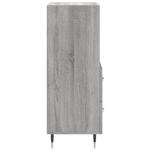 Ντουλάπι Γκρι Sonoma 34,5x34x90 εκ. από Επεξεργασμένο Ξύλο