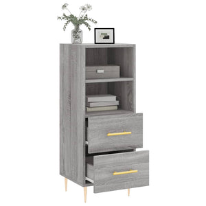 Ντουλάπι Γκρι Sonoma 34,5x34x90 εκ. από Επεξεργασμένο Ξύλο