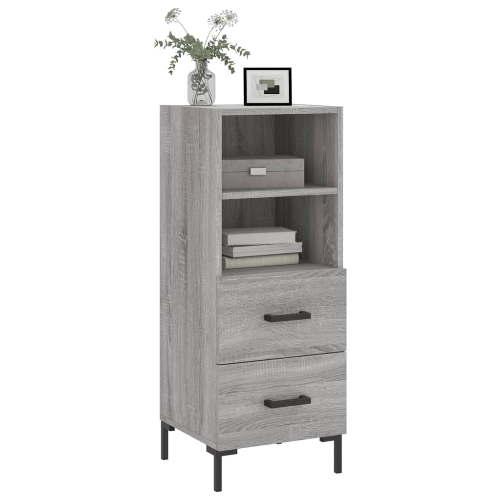 Ντουλάπι Γκρι Sonoma 34,5x34x90 εκ. από Επεξεργασμένο Ξύλο