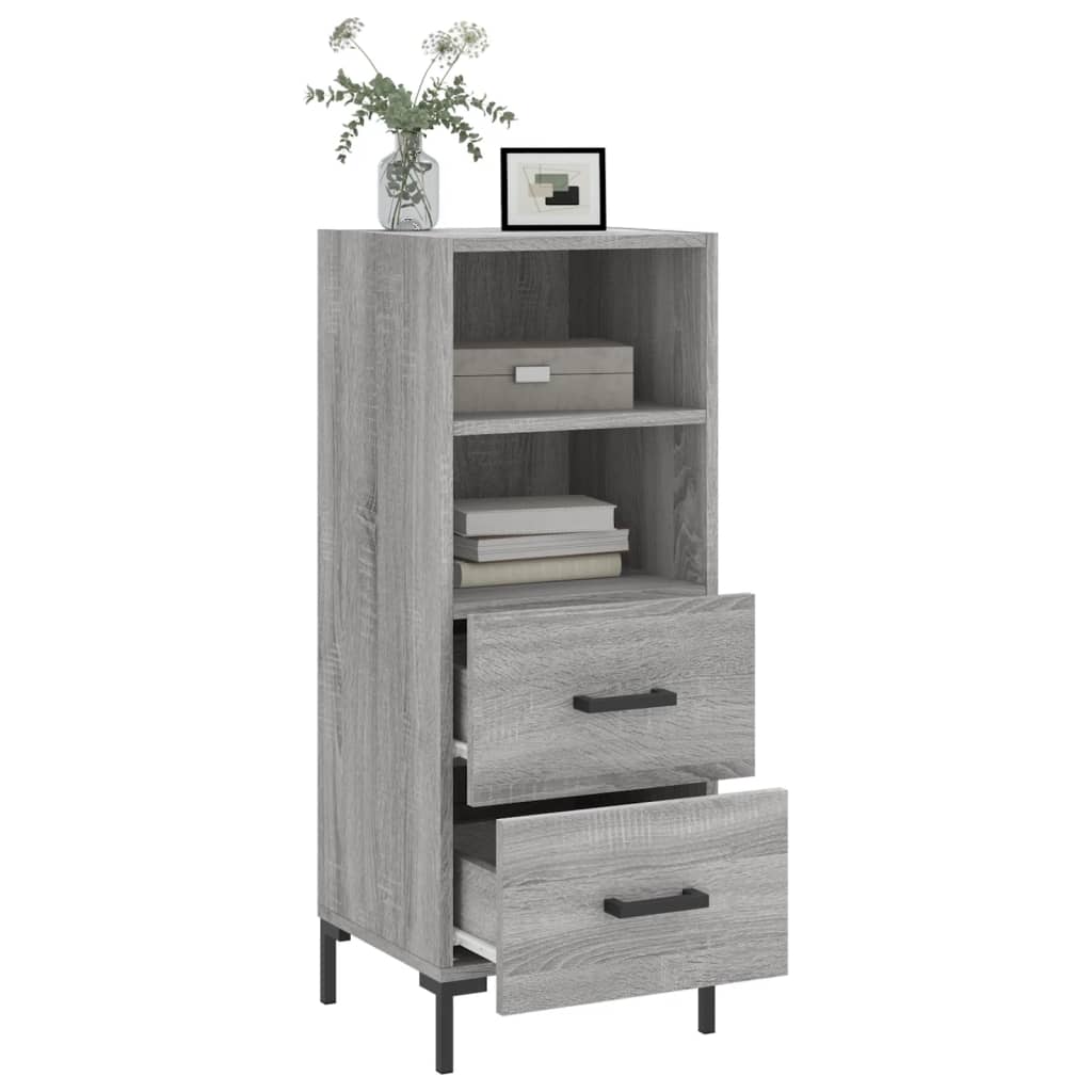Ντουλάπι Γκρι Sonoma 34,5x34x90 εκ. από Επεξεργασμένο Ξύλο