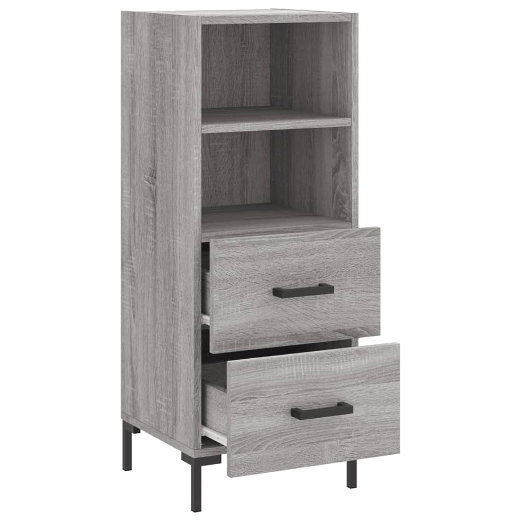 Ντουλάπι Γκρι Sonoma 34,5x34x90 εκ. από Επεξεργασμένο Ξύλο