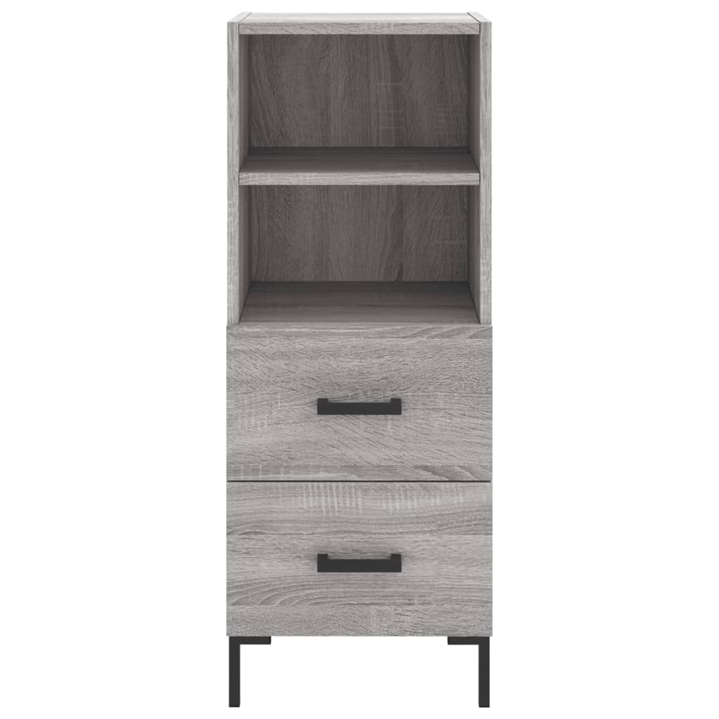 Ντουλάπι Γκρι Sonoma 34,5x34x90 εκ. από Επεξεργασμένο Ξύλο