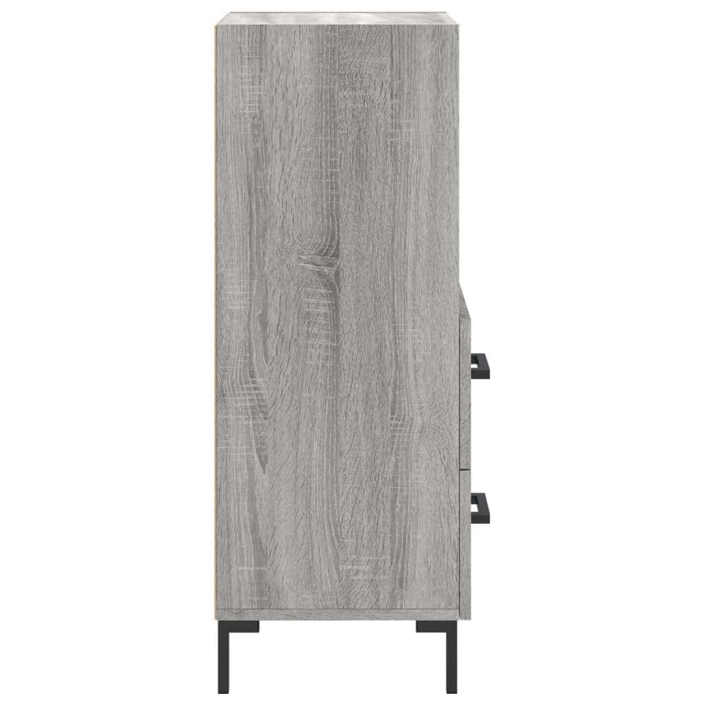 Ντουλάπι Γκρι Sonoma 34,5x34x90 εκ. από Επεξεργασμένο Ξύλο