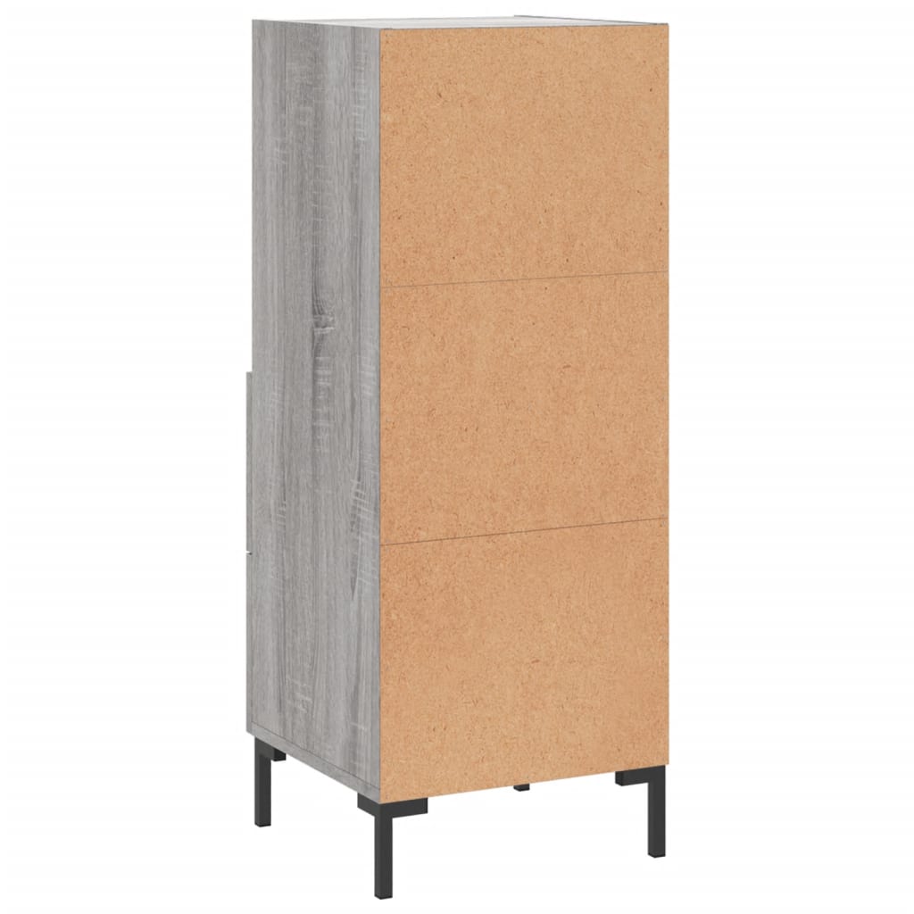 Ντουλάπι Γκρι Sonoma 34,5x34x90 εκ. από Επεξεργασμένο Ξύλο